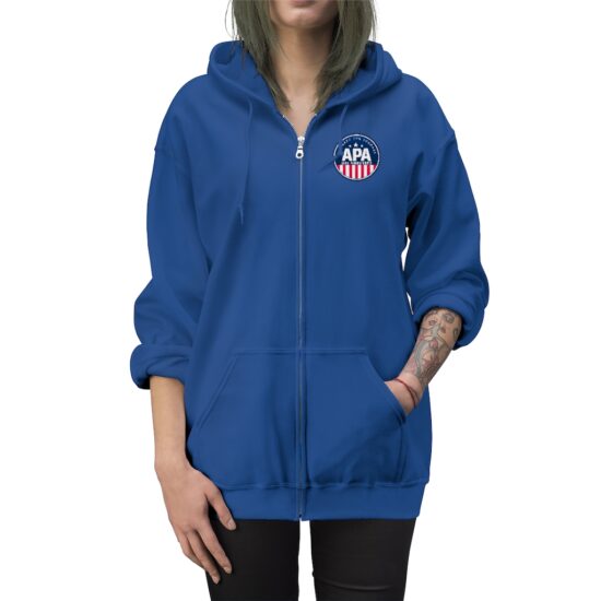 APA - Unisex Zip Up Hoodie