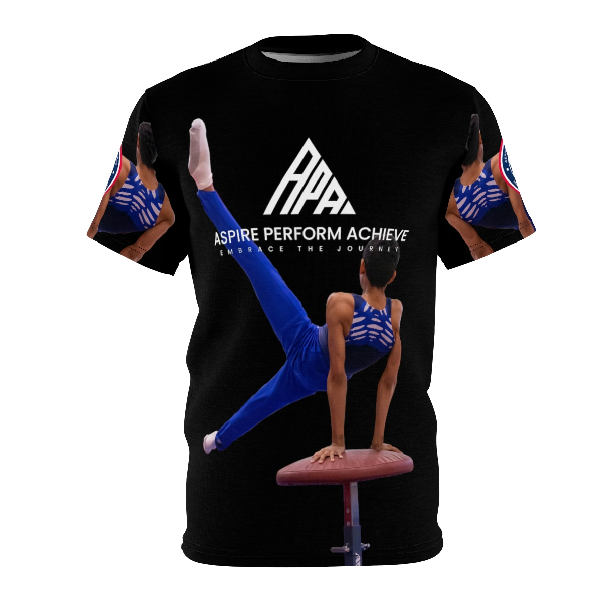 Black T-Shirt - Ares Amani - Gymnastics