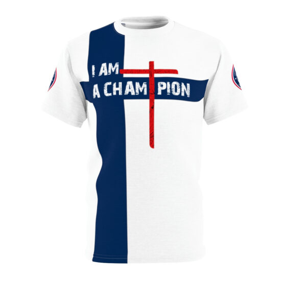 The Source of My Strength T-Shirt - Champion - Proverbs 23:7
