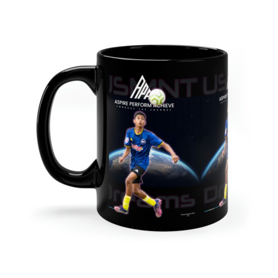 Alternative view of 11oz Black Mug - Ares Amani - Mars