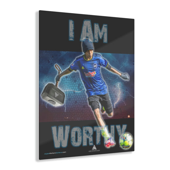 Acrylic Prints - Ares Amani - I AM WORTHY