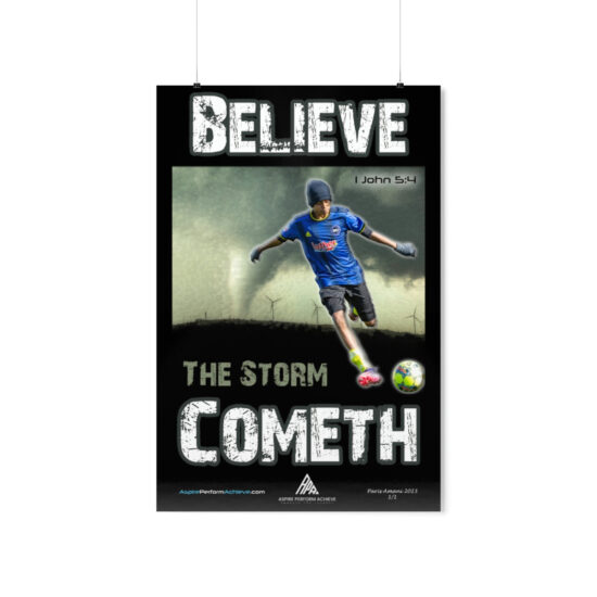 Alternative view of Premium Matte Vertical Posters - Believe the Storm Cometh!