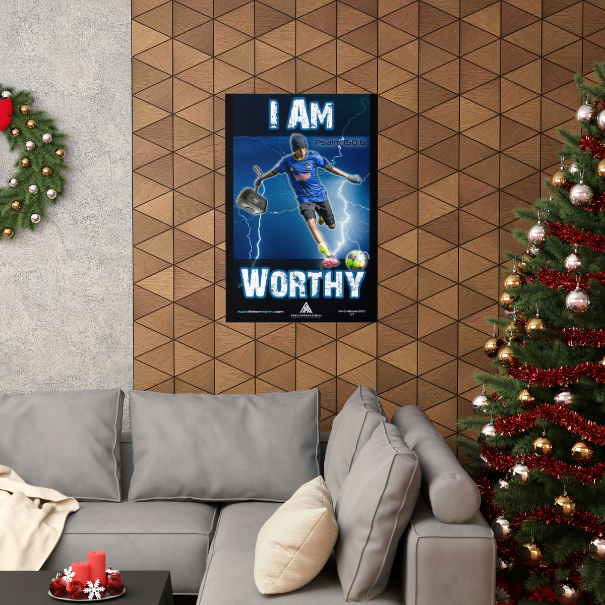 Premium Matte Vertical Posters - I Am Worthy - Image 5