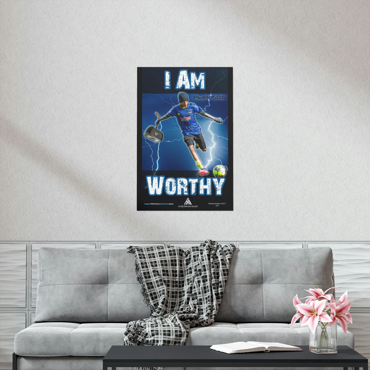 Premium Matte Vertical Posters - I Am Worthy - Image 7
