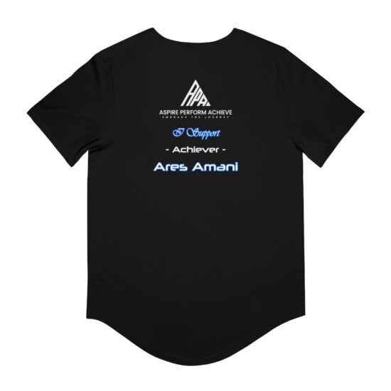 Alternative view of Men's Jersey Curved Hem Tee - Ares Amani