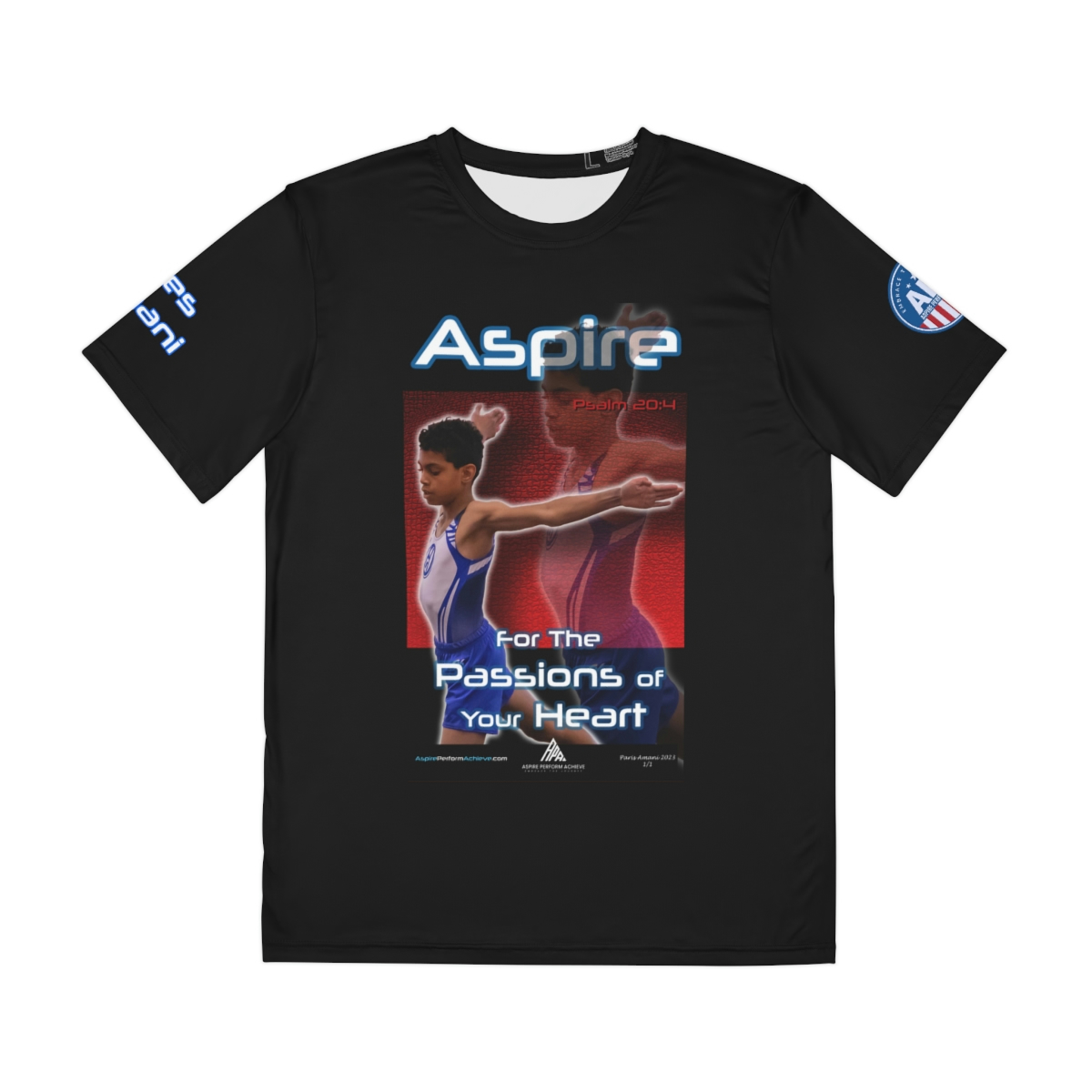 Men's Polyester Tee - Aspire