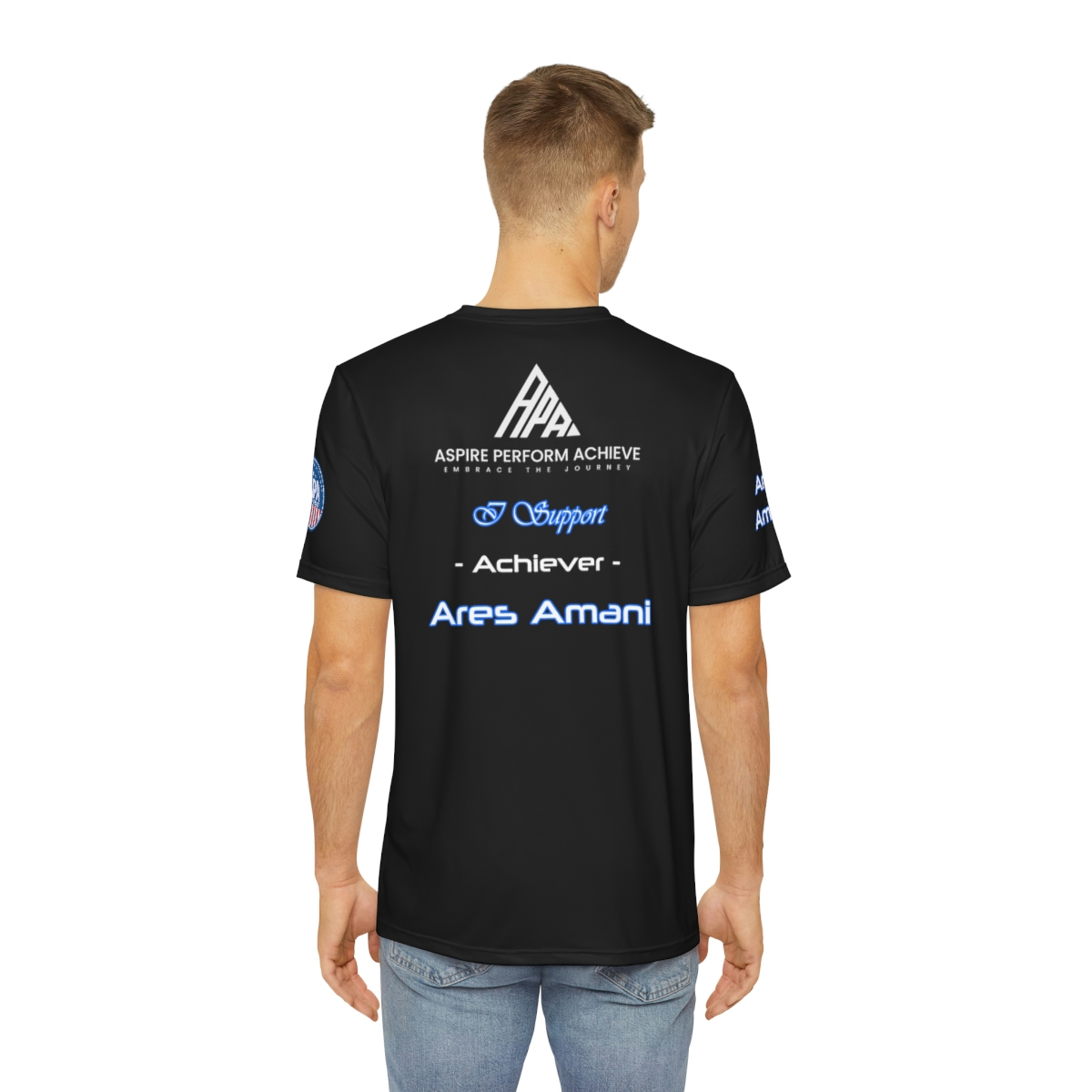 Men's Polyester Tee - Aspire - Image 4