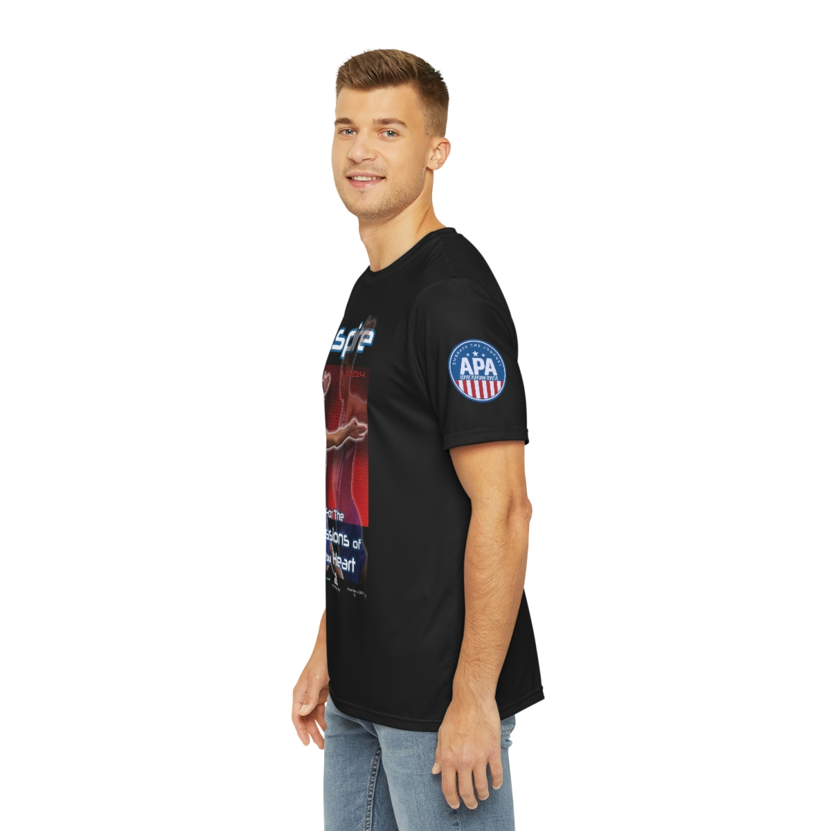 Men's Polyester Tee - Aspire - Image 5
