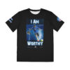 Men's Polyester Tee - I Am Worthy!