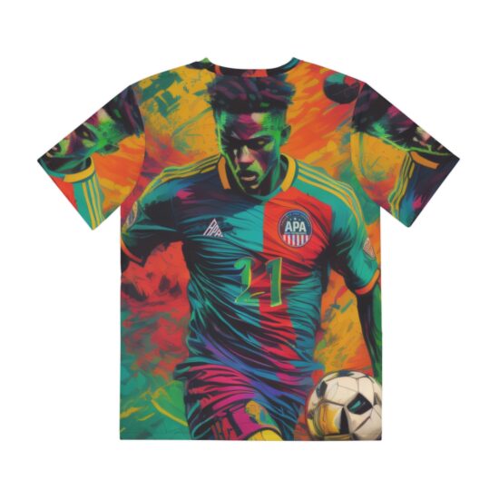 Alternative view of Soccer The Pitch is my Paradise Men's Polyester T-Shirt