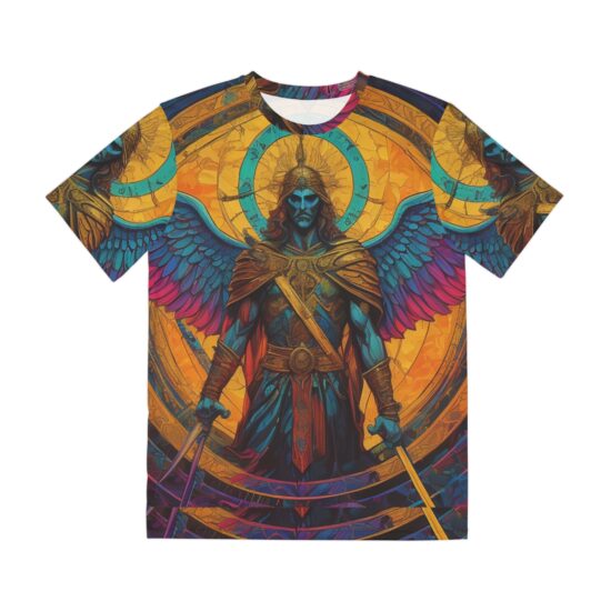 Archangel Michael Men's Polyester T-Shirt