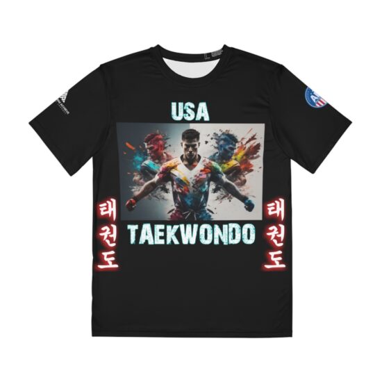 Taekwondo Men's Polyester T-Shirt