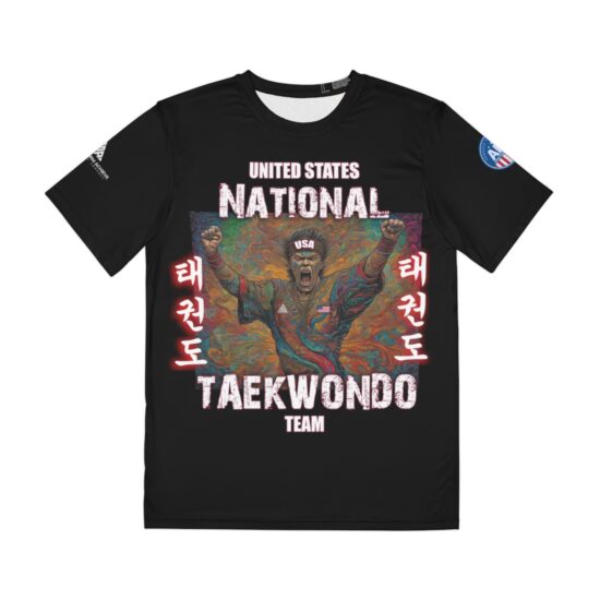 Taekwondo - US NATIONAL TEAM- Men's Polyester T-Shirt