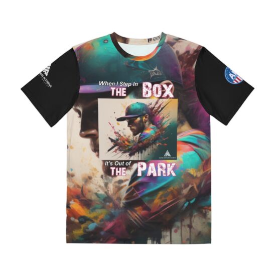 Baseball Out of the Park Polyester T-Shirt