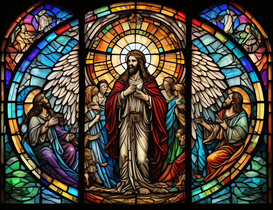 Jesus Stained Glass