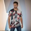 All-Over Print Men's Soccer O-Neck T-Shirt