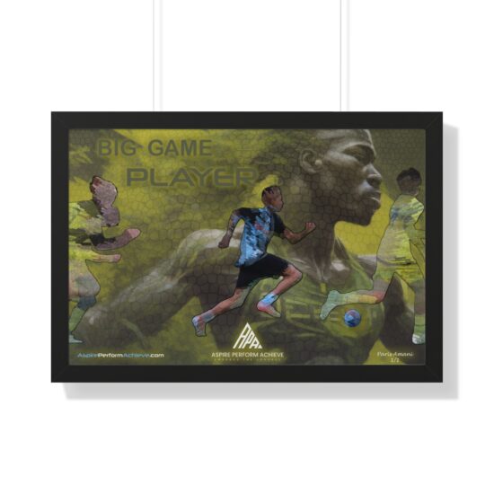 BIG GAME PLAYER Soccer NFT Print