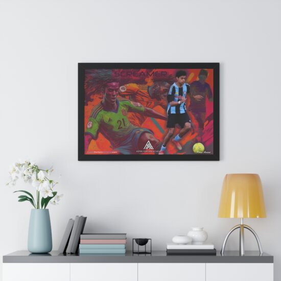 Alternative view of SCREAMER NFT Soccer Print