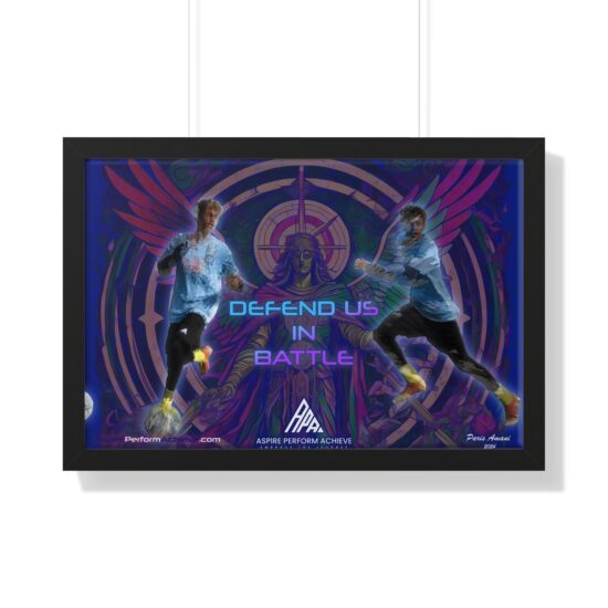 DEFEND US IN BATTLE NFT Soccer Print