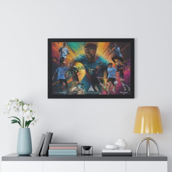 Alternative view of HAT-TRICK NFT Soccer Print