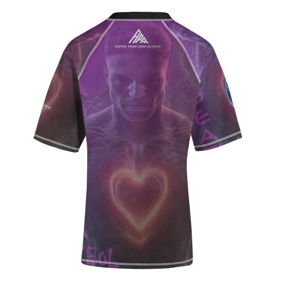 Alternative view of Heartbeat of Futbol Soccer Sports Short Sleeve T-Shirt
