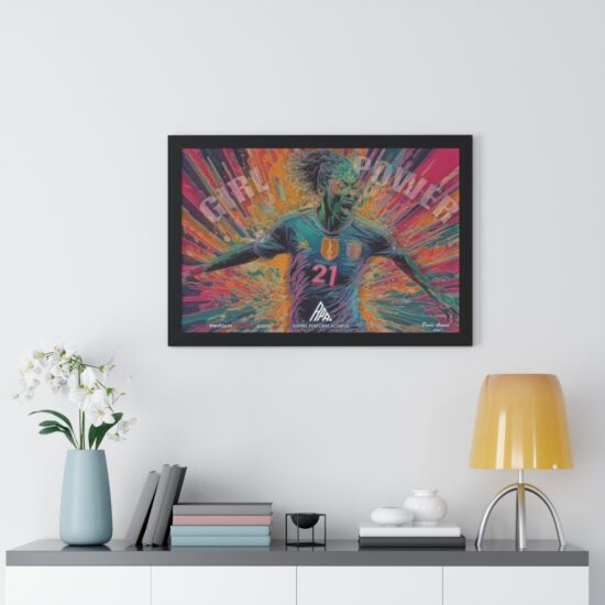 Alternative view of Girl Power NFT Soccer Print