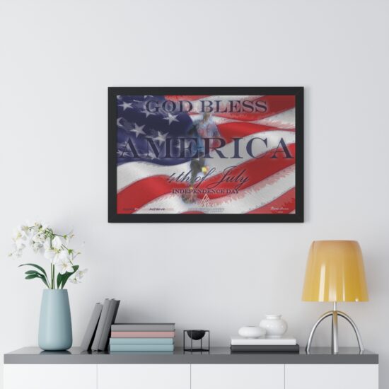 Alternative view of July 4th NFT Soccer Print