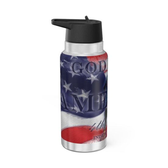 Alternative view of July 4th Gator Tumbler, 32oz
