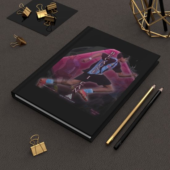 Soccer Journal Matte - BECAUSE I CAN Inspirational Soccer Player Design