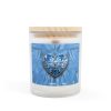 Crystal Blue - Frosted Glass Candle, 11oz