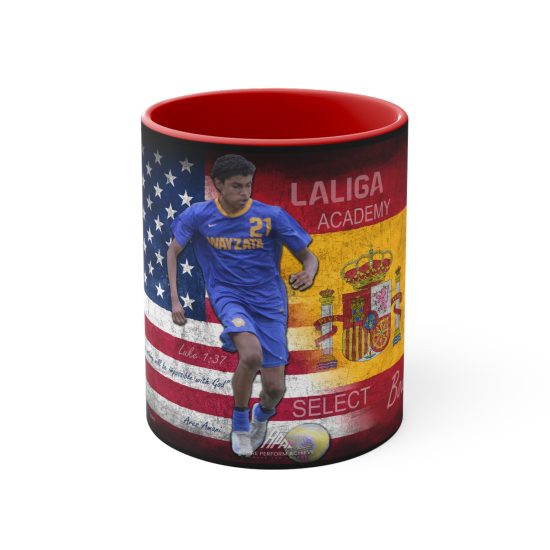 Mug - Luke 1:37 'For nothing will be impossible with God' - Soccer Training in Madrid Design