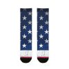 Patriotic Crew Socks - USA Flag Design, Perfect for Independence Day and Everyday Wear