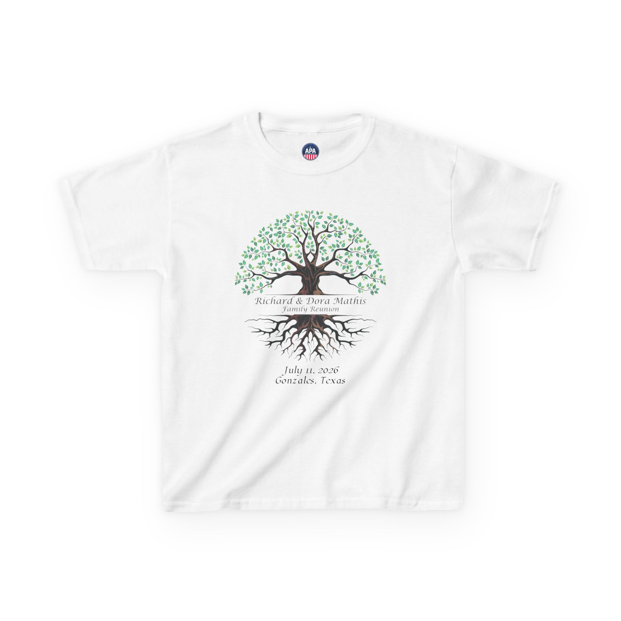 Mathis Family Reunion Kids Tee 2026